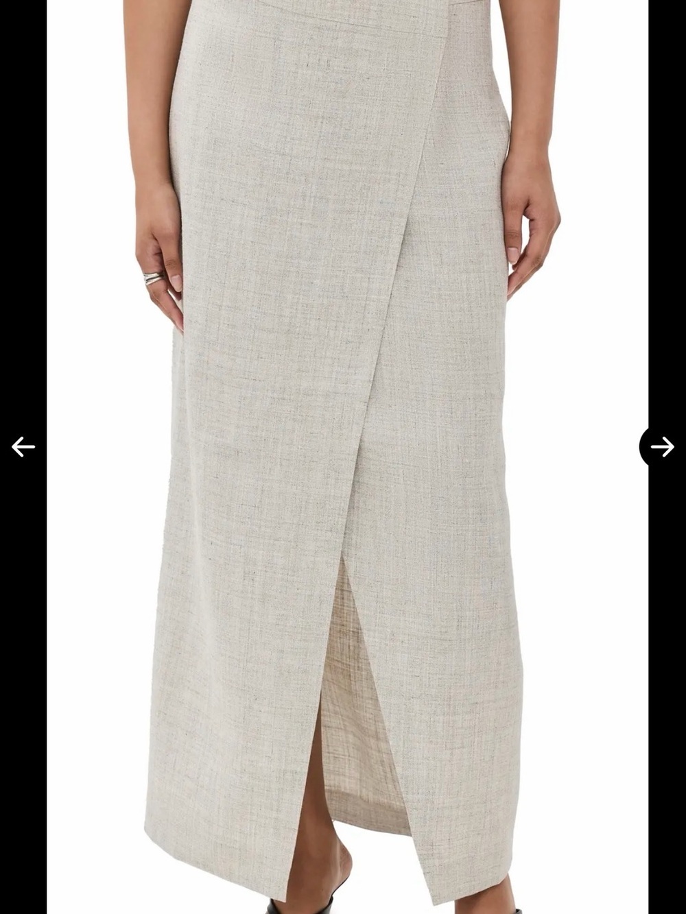 Rohe Overlap Skirt Women’s 36 NWT